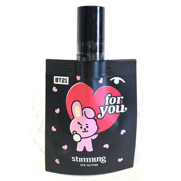 【新品】スティモン リキッド アイ グリッター ピンク アイシャドウ stimmung BT21 韓国コスメ パウチコスメ