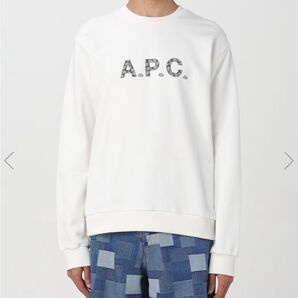超美品希少メンズA.P.C. ×Liberty別注コラボ バンダナロゴスウェット