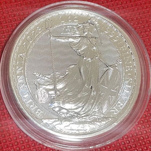 純銀31.1g★2022年 イギリス「ブリタニア 」★1オンス銀貨(新品)