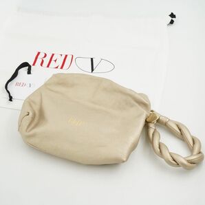【未使用展示品】valentino garavani クラッチ ポーチ チャーム ロゴ アイコン