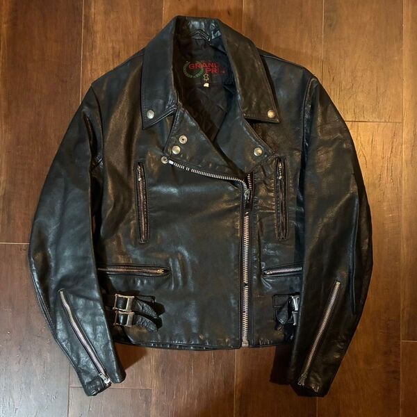 70s〜80s England vintage ロンジャン レザー YKK