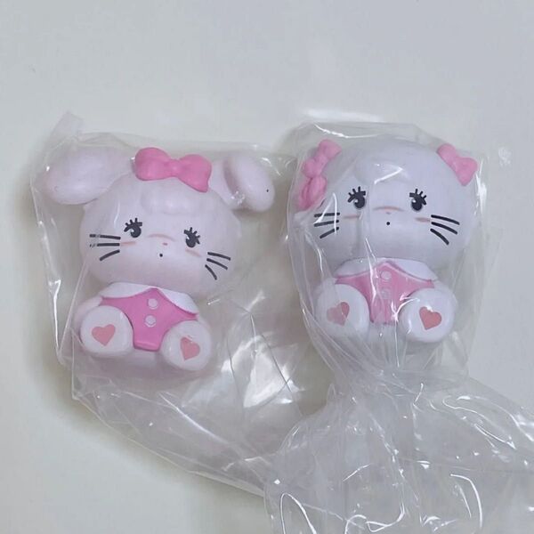mikko characters すわらせ隊 ガチャガチャ カプセルトイ フィギュア ムース 猫 キャミー うさぎ