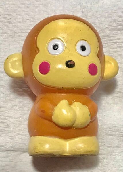 サンリオ おさるのもんきち ミニフィギュア 指人形 ソフビ 当時物