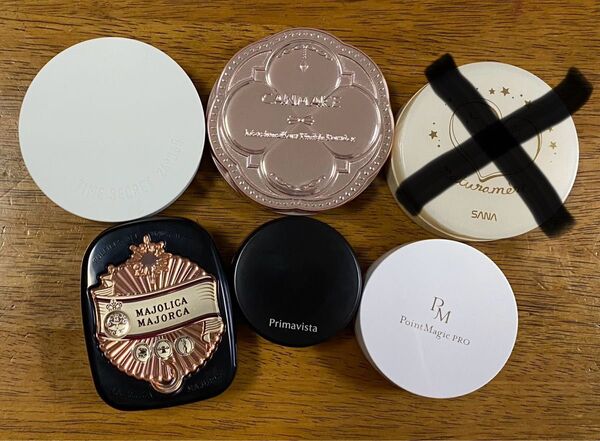 【まとめ売り】タイムシークレットやプリマヴィスタなど フェイスパウダー 5点セット