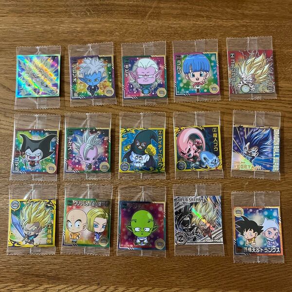 ドラゴンボール 超戦士シール ウエハース 11弾 15枚セット