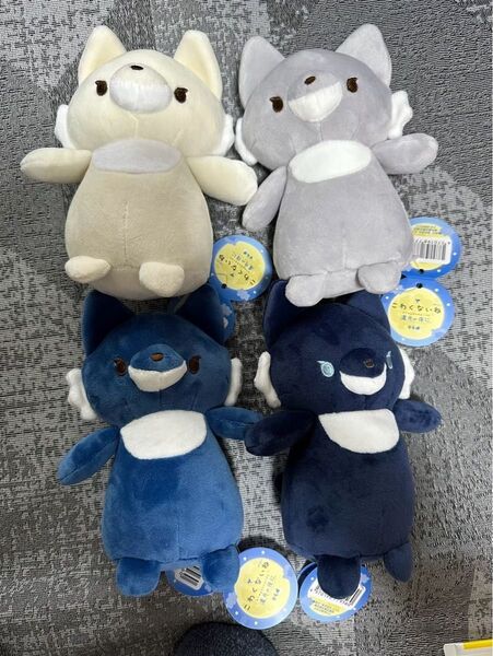 【新品・未使用品】こわくないね 満月の夜に ぬいぐるみ全4種