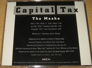 ★CDS★Capital Tax/The Masha(Remix)★PROMO★レア★FAZE-O★Jazz Mix★Treemania Hyper Mix★CD SINGLE★シングル★HIP-HOP★