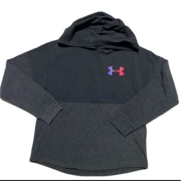 アンダーアーマー UNDER ARMOUR フーディー トレーニングウェア 長袖 YMD 中古 女の子長袖 パーカー 薄手パーカー