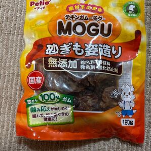 ペティオ Petio チキンガム MOGU 無添加 砂ぎも姿造り 190g 2袋です。