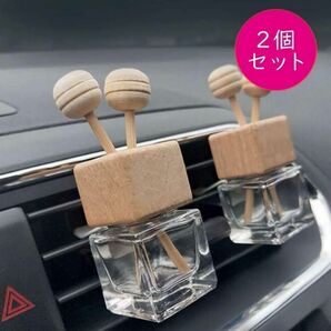 アロマディフューザー 車用 室内用 芳香器 フレグランス 芳香剤 香水瓶*2