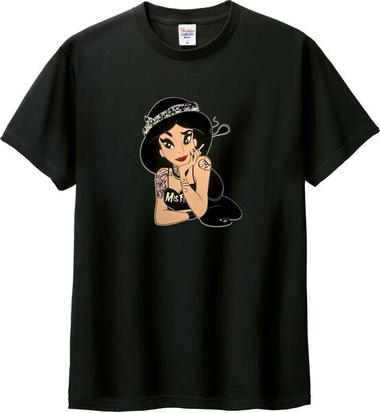タトゥージャスミン Tシャツ ブラック M-XL 綿100% 5.6オンス パロディ ネタ