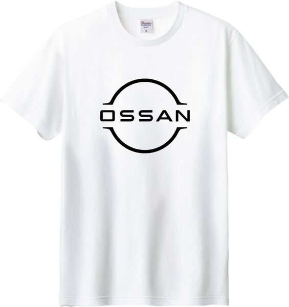 おっさん OSSAN Tシャツ ホワイト M-XL 綿100% 5.6オンス パロディ ネタ