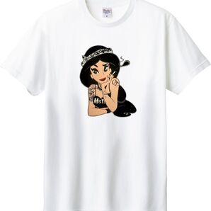 タトゥージャスミン Tシャツ ホワイト M-XL 綿100% 5.6オンス パロディ ネタ