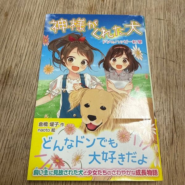 神様がくれた犬 ドンのハッピー新聞 (ポプラポケット文庫 053-3) 倉橋燿子/作 naoto/絵