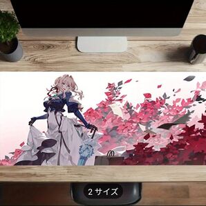 【ヴィオレット・エヴァーガーデン】ゲーミングマウスパッドワイド 60cm×30cmアニメイラスト ファンアート 同人 AI 美少女