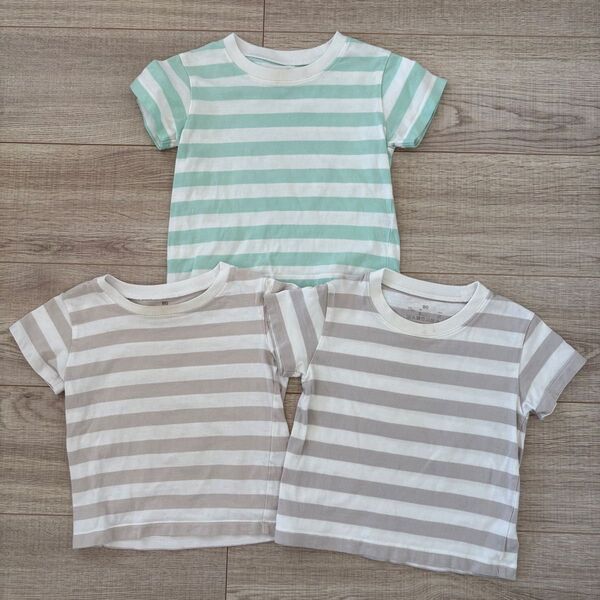 3点セット 80サイズ 無印 Tシャツ 半袖 シンプル トップス