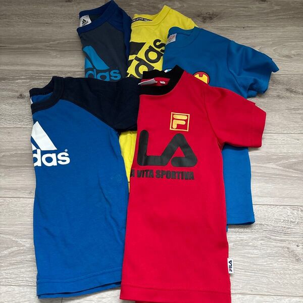 adidas、FILAなど Tシャツ 5枚 まとめ売り