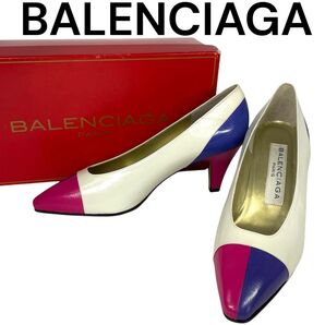 新品 未使用 BALENCIAGA バレンシアガ ヴァレンシアガ パンプス 36 24cm ポインテッドトゥ ハイヒール ヒール