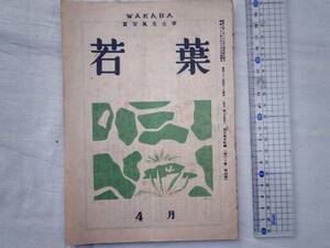 0027920 若葉 昭和22年4月 富安風生主宰 高浜虚子