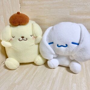 かおかくし BIG ぬいぐるみ ポムポムプリン シナモロール シナモン