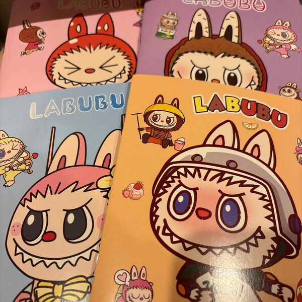 LABUBU ノート 4冊セット