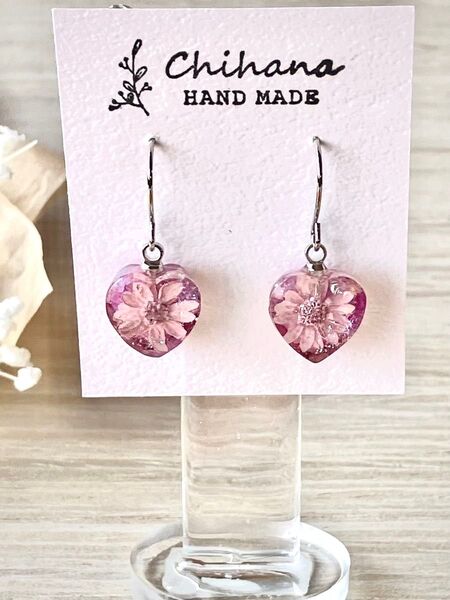 レジンピアス イヤリング ハンドメイド