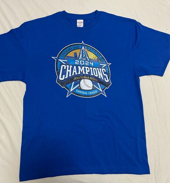 横浜DeNAベイスターズ 2024 JERA セ・リーグ クライマックスシリーズ優勝記念Tシャツ 男性用 XLサイズ