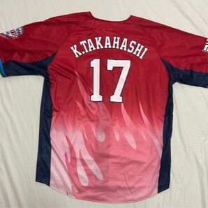 マジェスティック 埼玉西武ライオンズ ライオンズフェスティバル 2017 炎獅子ユニフォーム 高橋光成 ユニフォーム Lサイズ