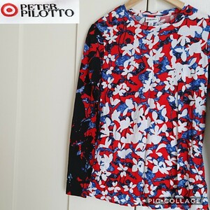 ◎極美品◎【PETER PILOTTO】ピーターピロット＊総柄カットソー＊ロンT