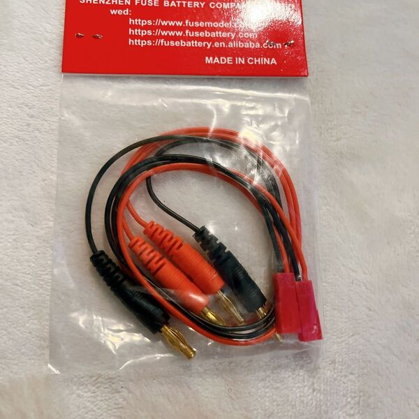 ◇ JST充電ケーブルワイヤ 4.0 mm バナナプラグコネクタ充電リード