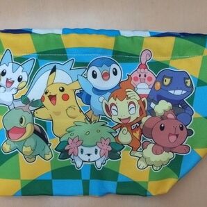 ポケットモンスター ダイヤモンド&パール ギラティナと氷空の花束シェイミ 巾着袋