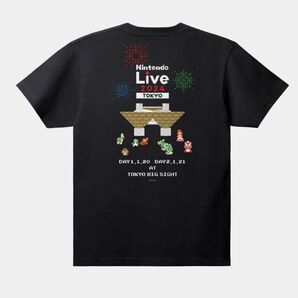 Nintendo Live 2024 TOKYO Tシャツ 8-bit マリオ L