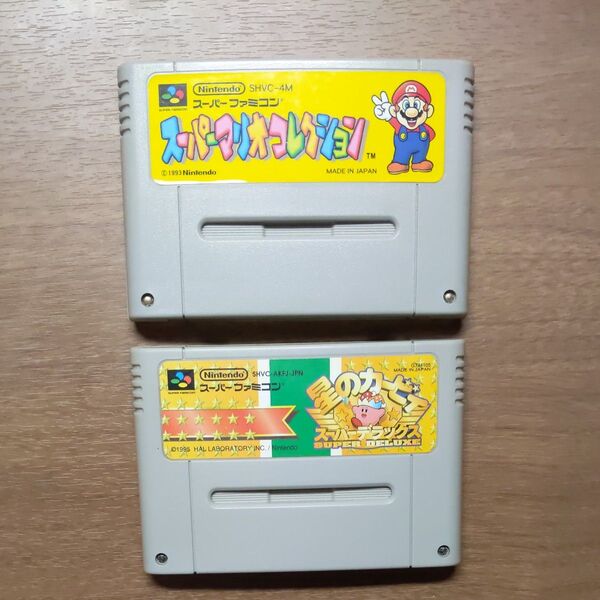 スーパーファミコン ソフト スーパーマリオコレクション& 星のカービィスーパーデラックス セット販売