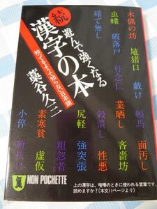 続・遊んで強くなる漢字の本 知ってるようで知らない日本語 ノン・ポシェット/藁谷 久三