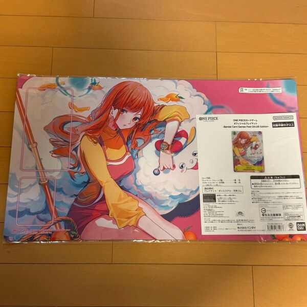 【未開封】ゼウス (ナミ) プレイマット & プロモーションカード ワンピースカード