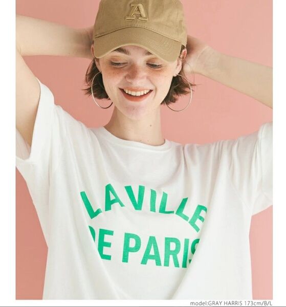 新品未開封 coca コカ ロゴTシャツ プリントt ロールアップ サイドスリット ゆったり 体型カバー