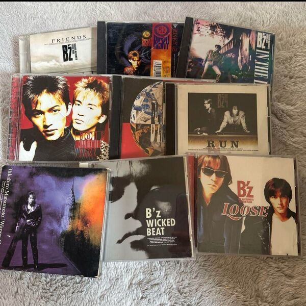 B'z CDアルバム 9枚セット まとめ売り