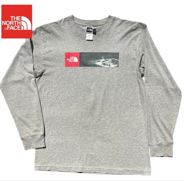 THE NORTH FACE グレー ロングスリーブ Tシャツ M サイズ