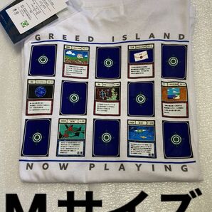 【M'サイズ】ハンターハンター アベイル Tシャツ スペルカード グリーンアイランド
