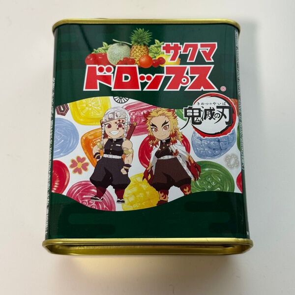 サクマドロップス 空き缶 鬼滅の刃