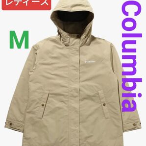 【良品】Columbia コロンビア ハイクトゥポイントジャケット レディース カーキ M OMNI-SHIELD HOODIE