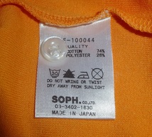 ユニフォームエクスペリメント 10SS 半袖 ポロシャツ 2 M オレンジ 100044 Used 中古 uniform experiment 橙色 2010SS SOPHNET FCRB_画像7