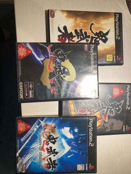 PS2 鬼武者、鬼武者2、鬼武者3、新鬼武者 4本セット