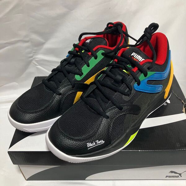 PUMA TRC Blaze Court Black Fives バスケットボールシューズ マルチカラー