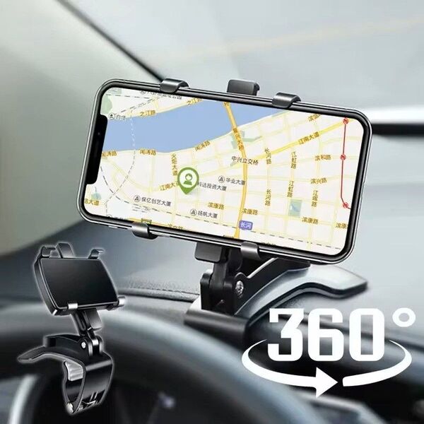 スマホホルダー スマートフォンブラケット ダッシュボード マウント グリッパー付 車載
