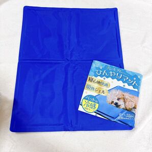 犬 ひんやりマット ペット用冷却マット 冷感マット Mサイズ ブルー