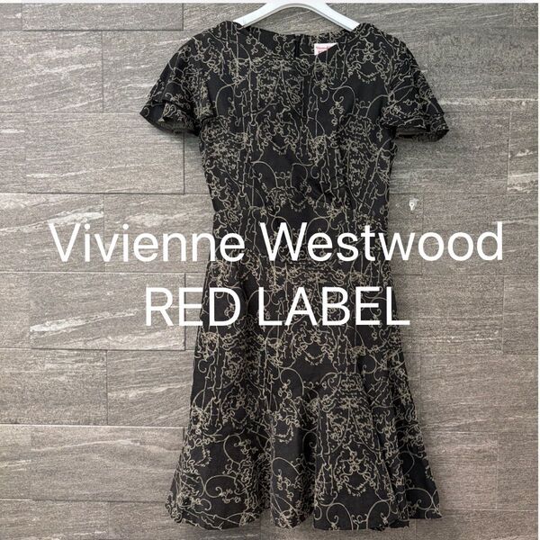 極美品 Vivienne Westwood 総柄 ワンピース プリント