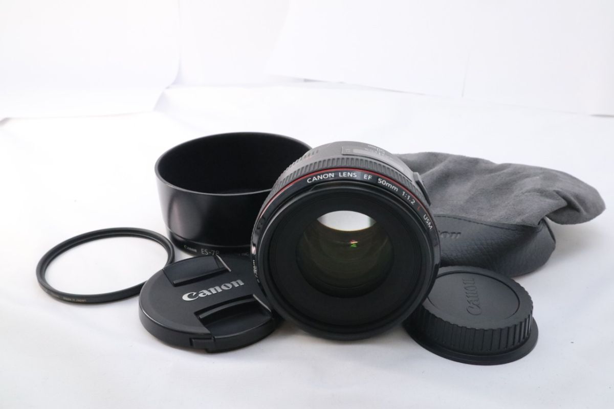 CANON キヤノン EF50mm F1.2L USM レンズ Amazon.co.jp: Canon 単焦点標準レンズ EF50mm F1.2L USM フル