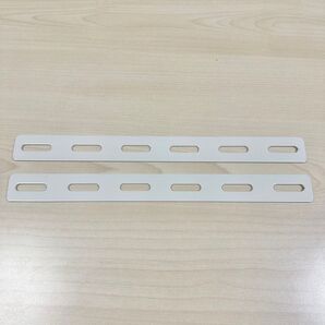 ★フラットバー30型 2×28×300mm 2本セット ホワイト