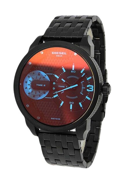 【DIESEL/ディーゼル】腕時計 アナログ ステンレス ブラック 人気